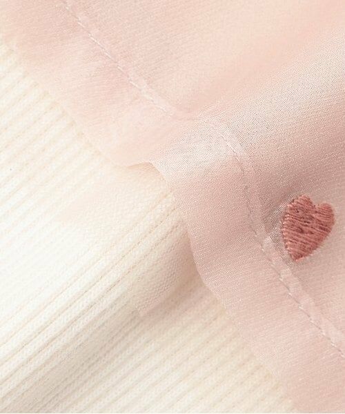 petit main / プティマイン その他トップス | 【リンク】ハート刺しゅうチュニック(キッズ) | 詳細6