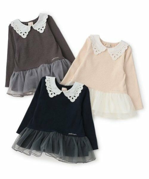 petit main / プティマイン その他トップス | 【リンク】えりレースチュールチュニック(キッズ) | 詳細12