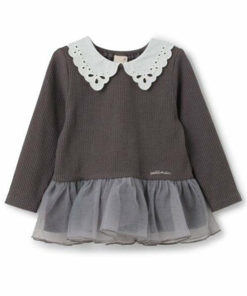 petit main / プティマイン その他トップス | 【リンク】えりレースチュールチュニック(キッズ) | 詳細13