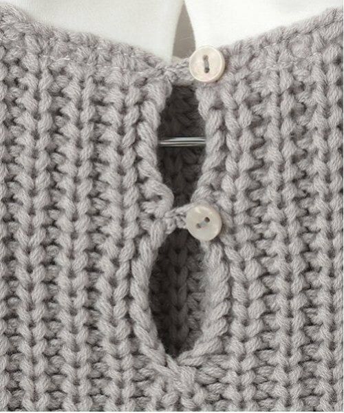 petit main / プティマイン ニット・セーター | 【リンク】パールリボン付ニットベスト(キッズ) | 詳細15