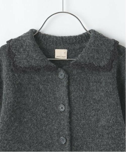 petit main / プティマイン カーディガン・ボレロ | 【リンク】衿ニットカーディガン(キッズ) | 詳細11