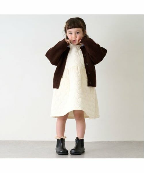 petit main / プティマイン カーディガン・ボレロ | 【リンク】衿ニットカーディガン(キッズ) | 詳細3