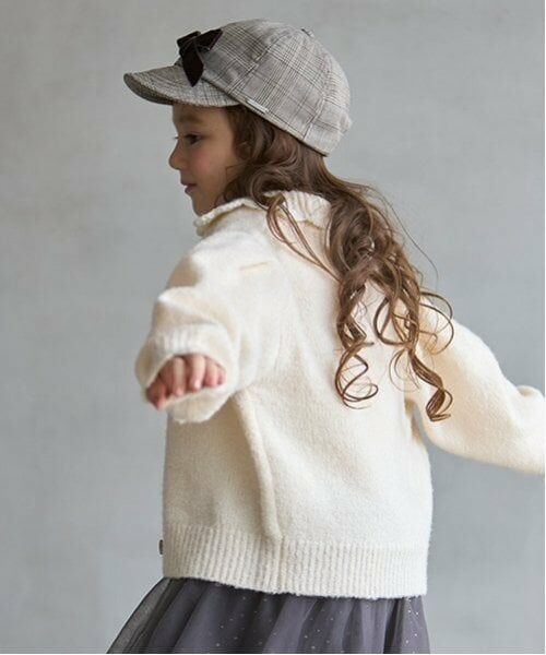 petit main / プティマイン カーディガン・ボレロ | 【リンク】衿ニットカーディガン(キッズ) | 詳細4
