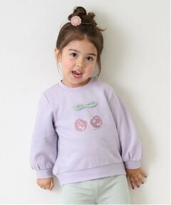 petit main / プティマイン スウェット | 【リンク】キラキラモチーフトレーナー(キッズ)