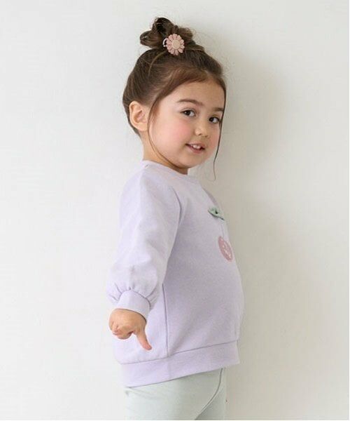 petit main / プティマイン スウェット | 【リンク】キラキラモチーフトレーナー(キッズ) | 詳細1