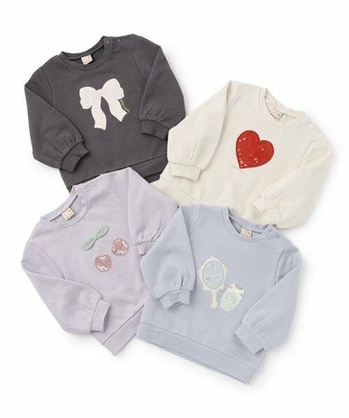 petit main / プティマイン スウェット | 【リンク】キラキラモチーフトレーナー(キッズ) | 詳細15