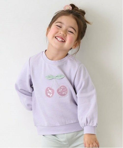 petit main / プティマイン スウェット | 【リンク】キラキラモチーフトレーナー(キッズ) | 詳細2