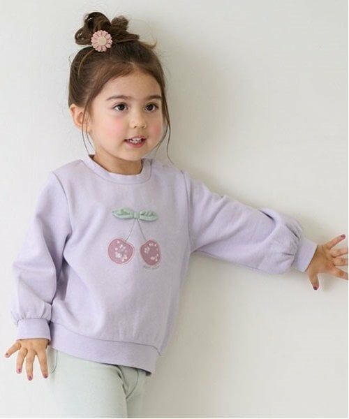 petit main / プティマイン スウェット | 【リンク】キラキラモチーフトレーナー(キッズ) | 詳細3