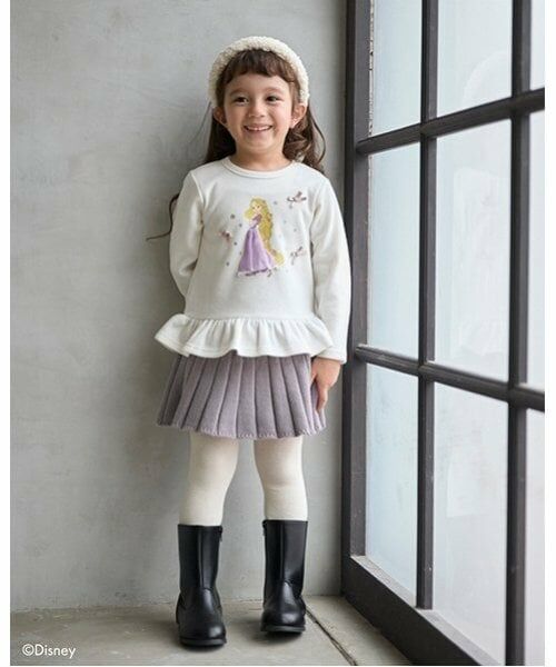 petit main / プティマイン Tシャツ | 【Disney】グラフィック長T | 詳細1