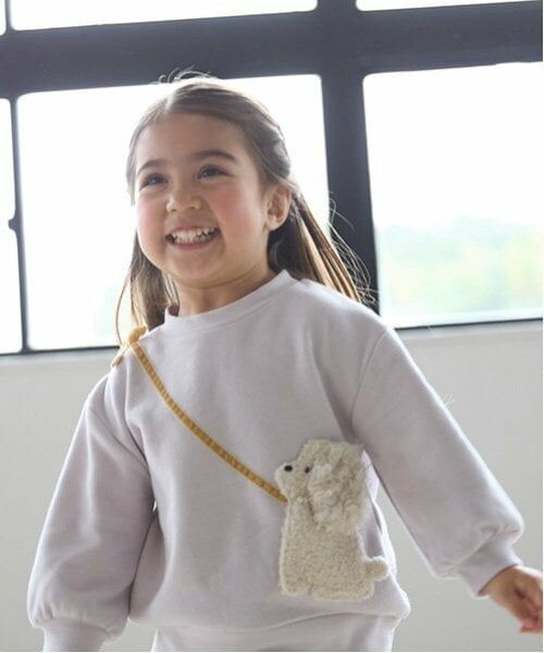 petit main / プティマイン スウェット | 【吸湿発熱/リンク】ふわふわプードルトレーナー | 詳細1