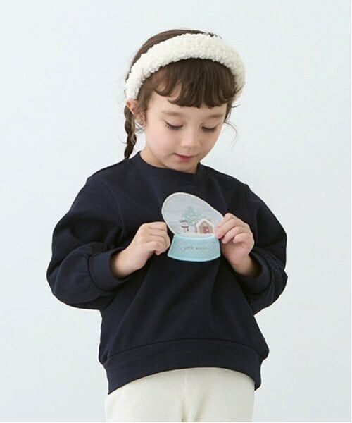 petit main / プティマイン スウェット | 【吸湿発熱】モチーフトレーナー | 詳細4