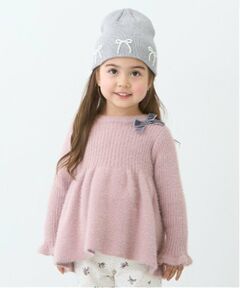 petit main / プティマイン ニット・セーター | 【リンク】ラメペプラムニット(キッズ)