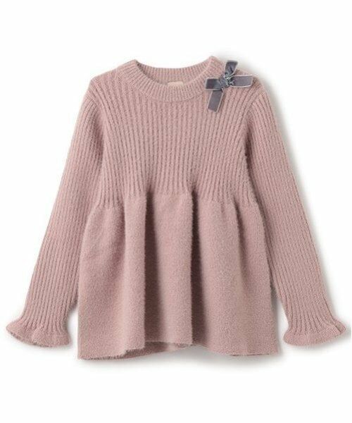 petit main / プティマイン ニット・セーター | 【リンク】ラメペプラムニット(キッズ) | 詳細12