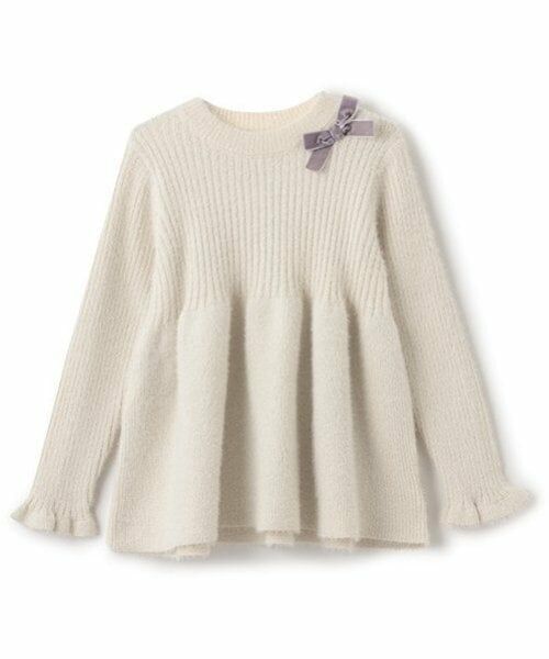 petit main / プティマイン ニット・セーター | 【リンク】ラメペプラムニット(キッズ) | 詳細13