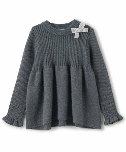 petit main / プティマイン ニット・セーター | 【リンク】ラメペプラムニット(キッズ) | 詳細14