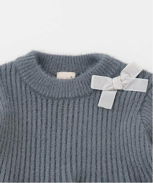 petit main / プティマイン ニット・セーター | 【リンク】ラメペプラムニット(キッズ) | 詳細16