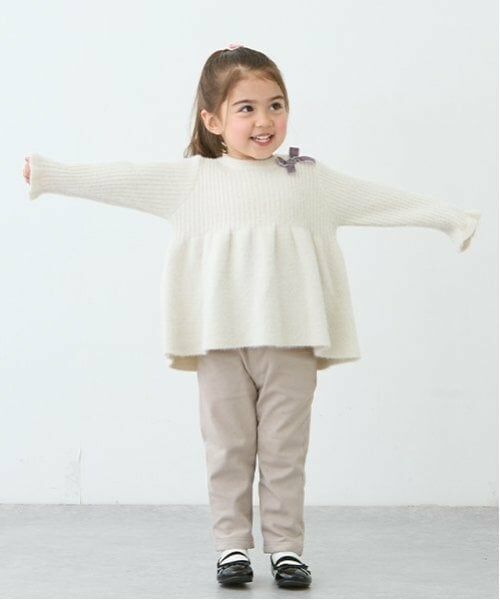 petit main / プティマイン ニット・セーター | 【リンク】ラメペプラムニット(キッズ) | 詳細3