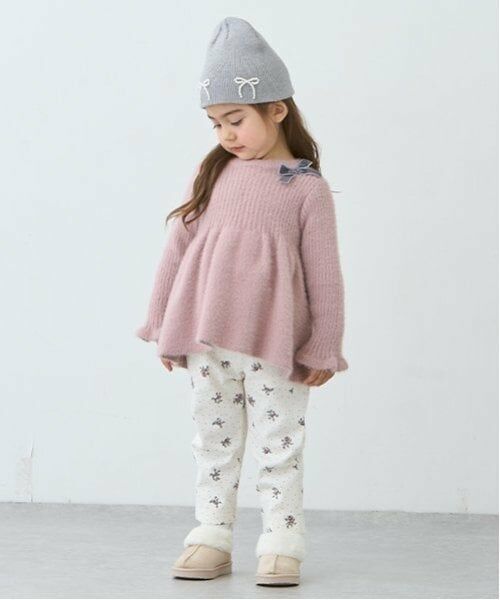 petit main / プティマイン ニット・セーター | 【リンク】ラメペプラムニット(キッズ) | 詳細5