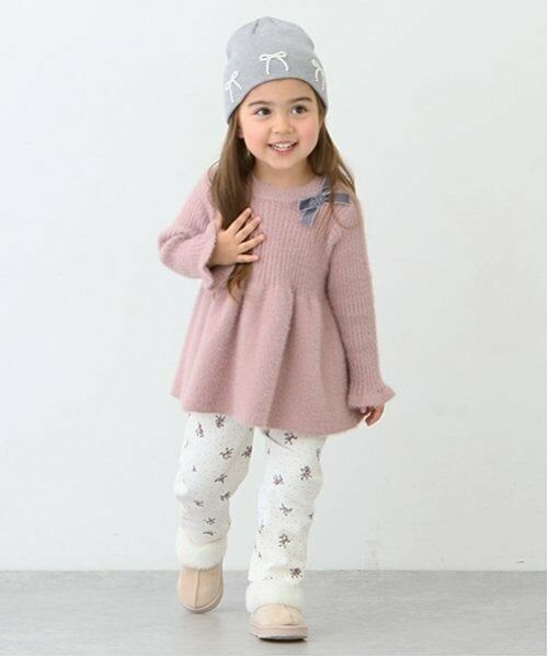 petit main / プティマイン ニット・セーター | 【リンク】ラメペプラムニット(キッズ) | 詳細6