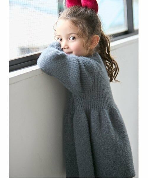 petit main / プティマイン ニット・セーター | 【リンク】ラメペプラムニット(キッズ) | 詳細8
