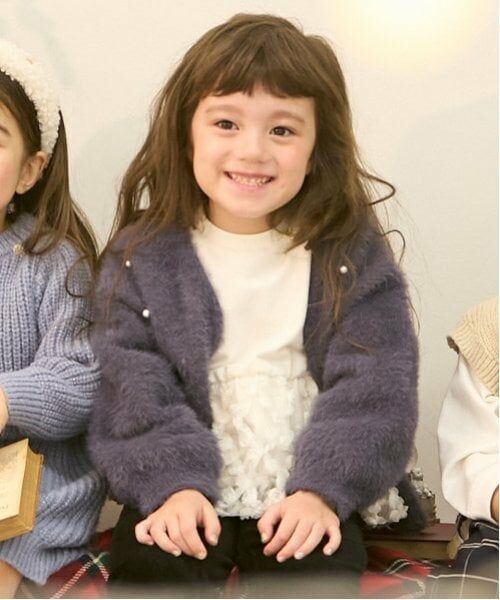 petit main / プティマイン カーディガン・ボレロ | 【リンク】シャギーニットカーディガン(キッズ) | 詳細11