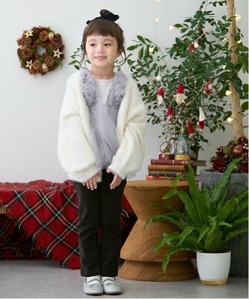 petit main / プティマイン カーディガン・ボレロ | 【リンク】シャギーニットカーディガン(キッズ) | 詳細2