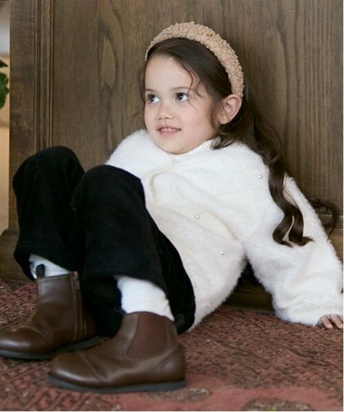 petit main / プティマイン カーディガン・ボレロ | 【リンク】シャギーニットカーディガン(キッズ) | 詳細3