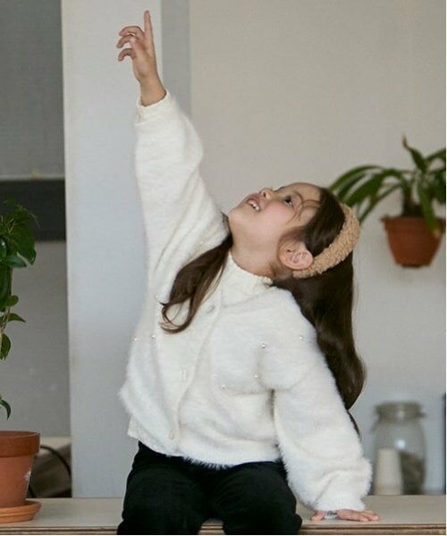 petit main / プティマイン カーディガン・ボレロ | 【リンク】シャギーニットカーディガン(キッズ) | 詳細4