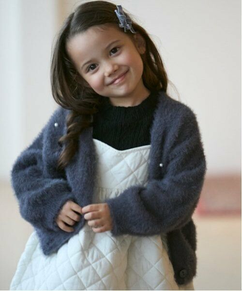 petit main / プティマイン カーディガン・ボレロ | 【リンク】シャギーニットカーディガン(キッズ) | 詳細8