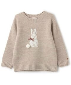 petit main / プティマイン ニット・セーター | 【リンク/フワもちっと】アニマルニット(キッズサイズ)