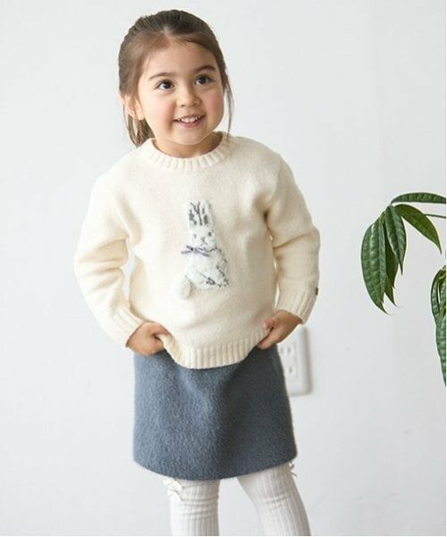 petit main / プティマイン ニット・セーター | 【リンク/フワもちっと】アニマルニット(キッズサイズ) | 詳細5