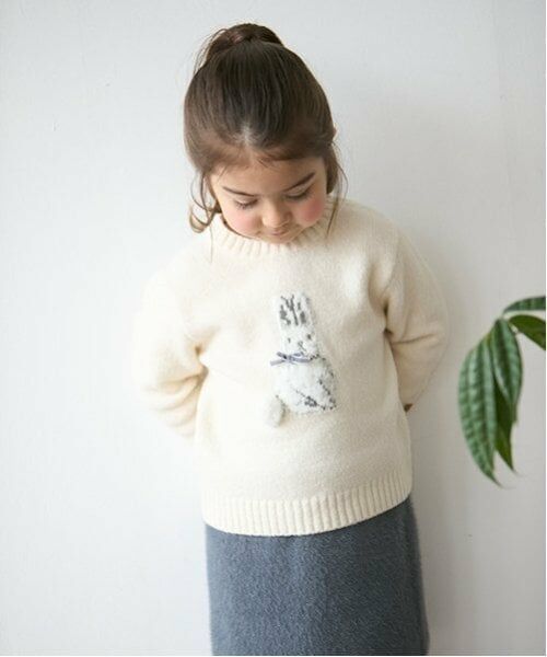 petit main / プティマイン ニット・セーター | 【リンク/フワもちっと】アニマルニット(キッズサイズ) | 詳細6