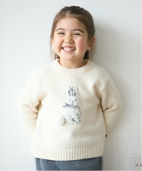 petit main / プティマイン ニット・セーター | 【リンク/フワもちっと】アニマルニット(キッズサイズ) | 詳細7