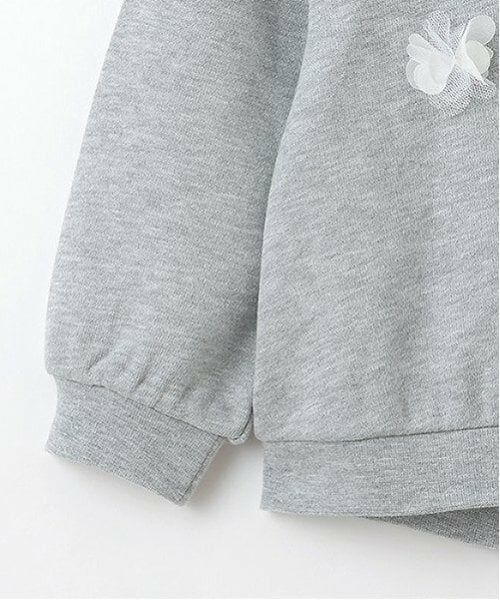 petit main / プティマイン スウェット | 【吸水速乾/リンク】花モチーフトレーナー(キッズサイズ) | 詳細8