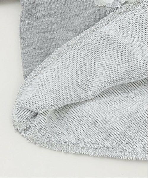 petit main / プティマイン スウェット | 【吸水速乾/リンク】花モチーフトレーナー(キッズサイズ) | 詳細9