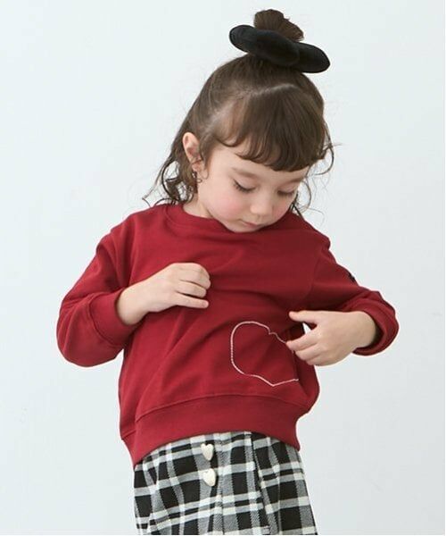 petit main / プティマイン スウェット | 【Re:Yarn】ハートトレーナー | 詳細1