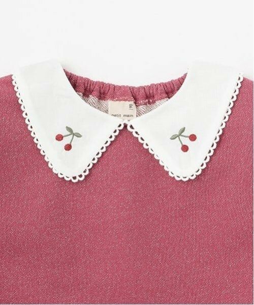 petit main / プティマイン スウェット | キラキラチェリートレーナー | 詳細3