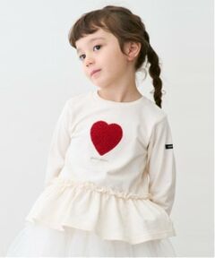 petit main / プティマイン スウェット | 【リンク】ハートペプラムトレーナー(キッズ)