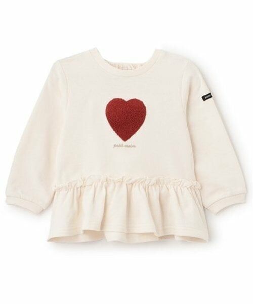 petit main / プティマイン スウェット | 【リンク】ハートペプラムトレーナー(キッズ) | 詳細6