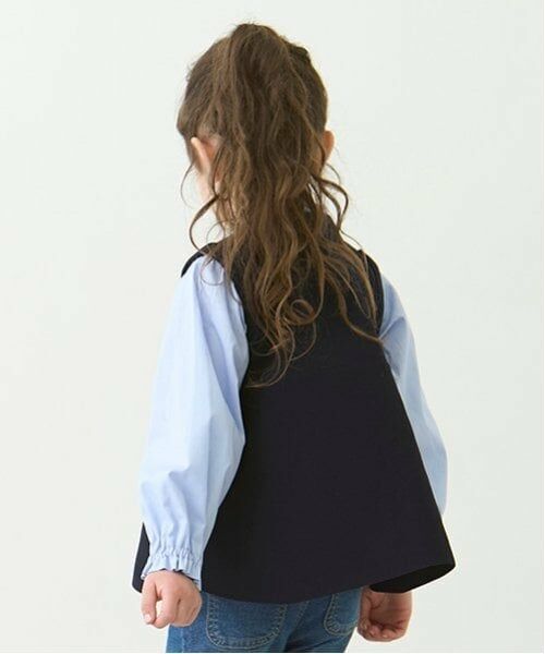 petit main / プティマイン シャツ・ブラウス | 【リンク】フレアベストドッキングトップス(キッズ) | 詳細4