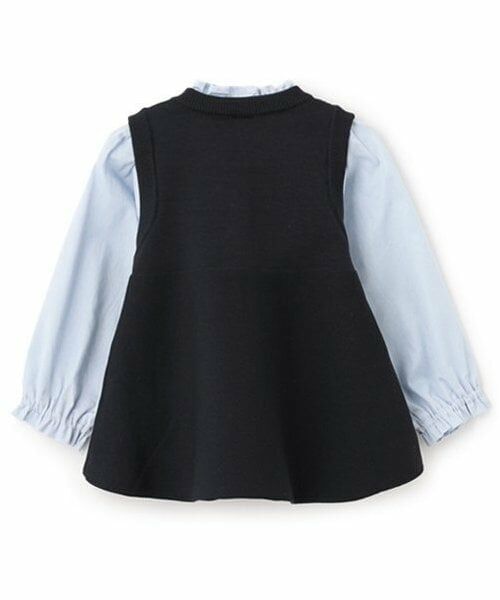 petit main / プティマイン シャツ・ブラウス | 【リンク】フレアベストドッキングトップス(キッズ) | 詳細8