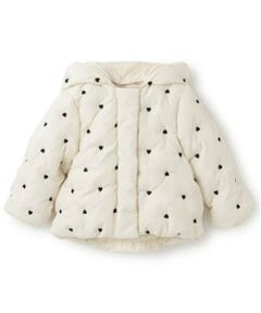 petit main / プティマイン ブルゾン | 【リンク】ハート刺しゅう中綿ジャケット(キッズ)