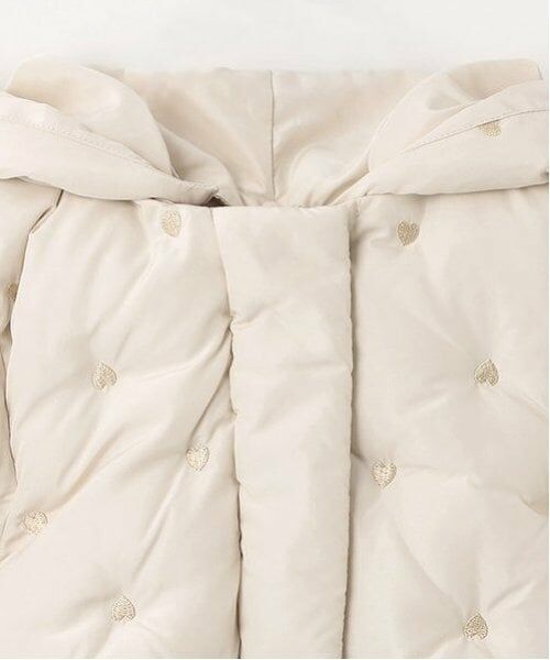 petit main / プティマイン ブルゾン | 【リンク】ハート刺しゅう中綿ジャケット(キッズ) | 詳細13