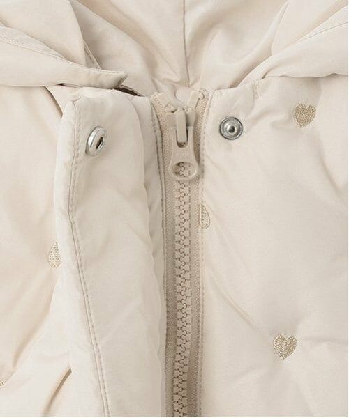 petit main / プティマイン ブルゾン | 【リンク】ハート刺しゅう中綿ジャケット(キッズ) | 詳細14