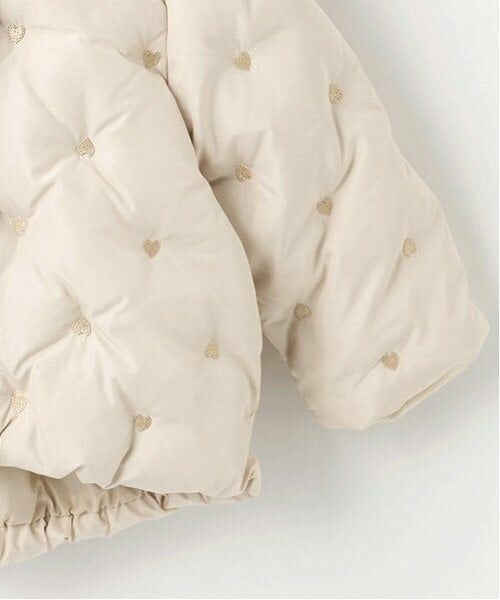 petit main / プティマイン ブルゾン | 【リンク】ハート刺しゅう中綿ジャケット(キッズ) | 詳細15