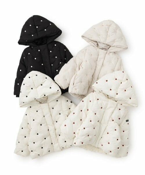 petit main / プティマイン ブルゾン | 【リンク】ハート刺しゅう中綿ジャケット(キッズ) | 詳細20