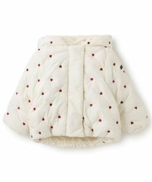 petit main / プティマイン ブルゾン | 【リンク】ハート刺しゅう中綿ジャケット(キッズ) | 詳細8