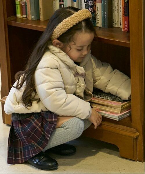 petit main / プティマイン ブルゾン | 中綿リボンジャケット | 詳細2