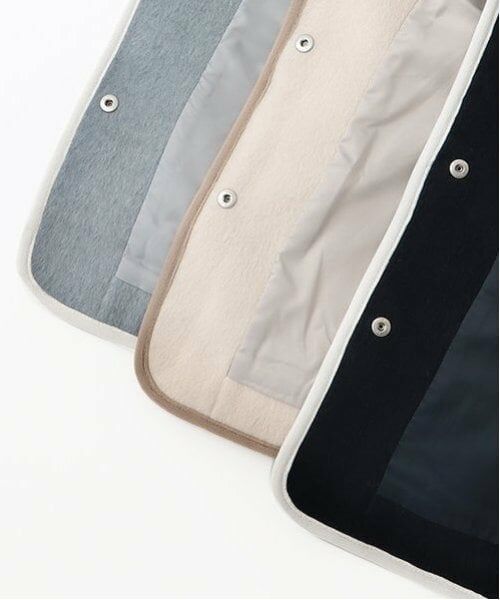 petit main / プティマイン その他アウター | ファー衿ハートポケットコート | 詳細11