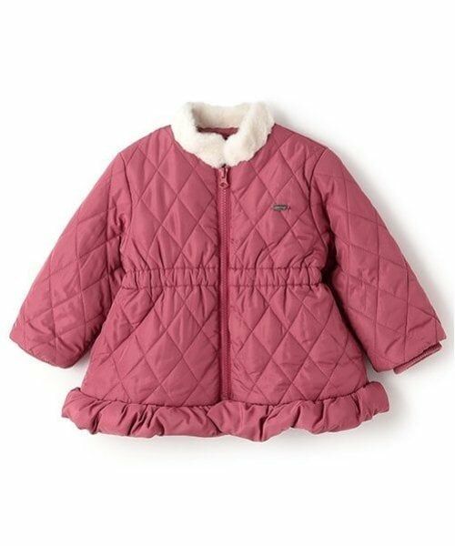 petit main / プティマイン ブルゾン | 【リンク】ファー衿キルト中綿ジャケット(キッズ) | 詳細15